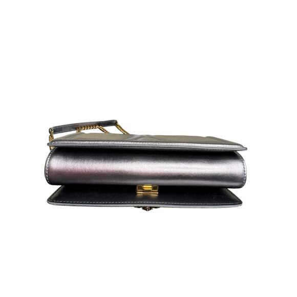 Dolce & Gabbana NIB Medium Devotion Shoulder Bag in Silver - Picture 6 of 16